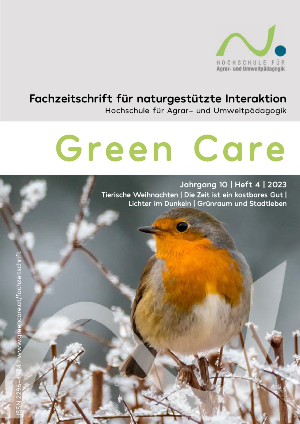 Winterausgabe Zeitschrift GREEN CARE!