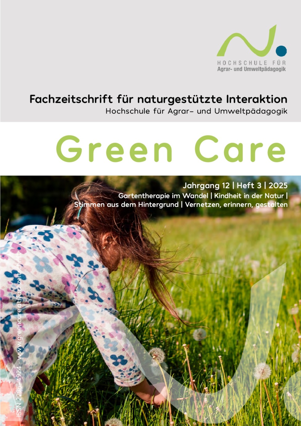 Die neue Herbstausgabe der Fachzeitschrift GREEN CARE ist da!